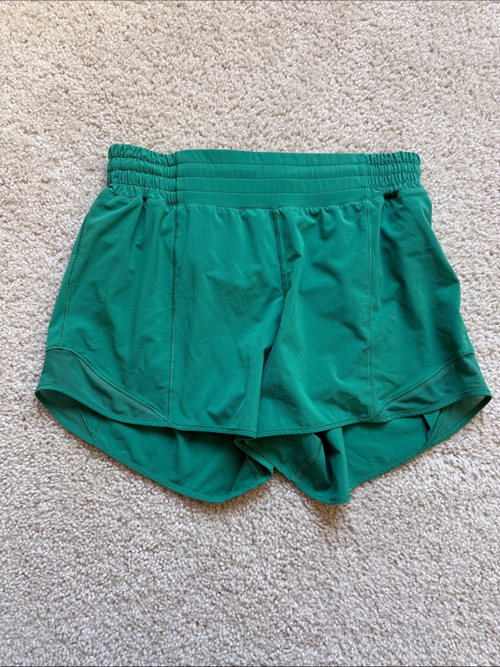 lululemon athletica Emerald Green Run Shorts